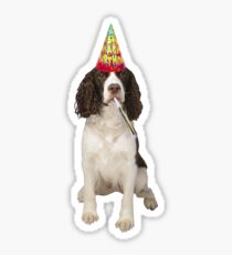English Springer Spaniel Birthday Sticker