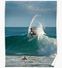 Carissa Moore - pre Roxy surfing Poster