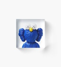 Kaws Blue Toys Acrylic Block