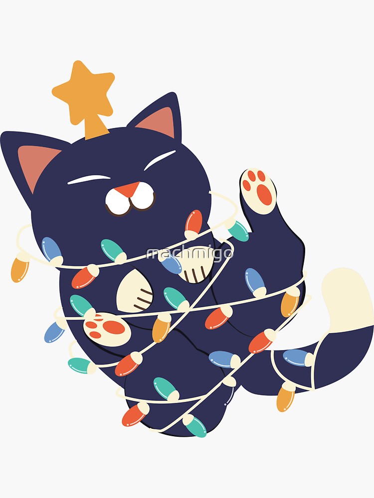 Christmas Kitty by machmigo