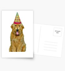 Goldendoodle Birthday Postcards
