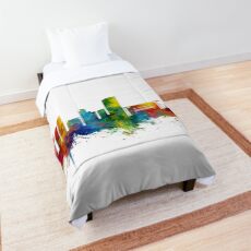 Darwin Australia Skyline Comforter