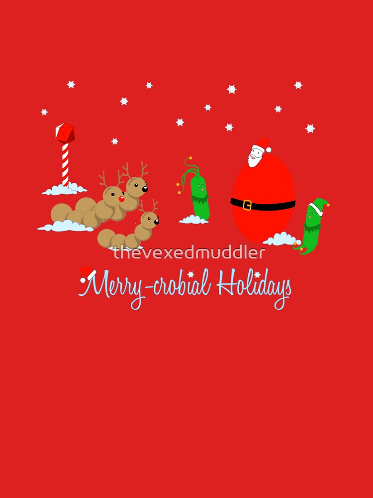 Merry-crobial Holiday Greetings by thevexedmuddler
