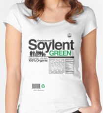 Contents: Unprocessed Soylent Green Women's Fitted Scoop T-Shirt