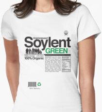 Contents: Unprocessed Soylent Green Women's Fitted T-Shirt