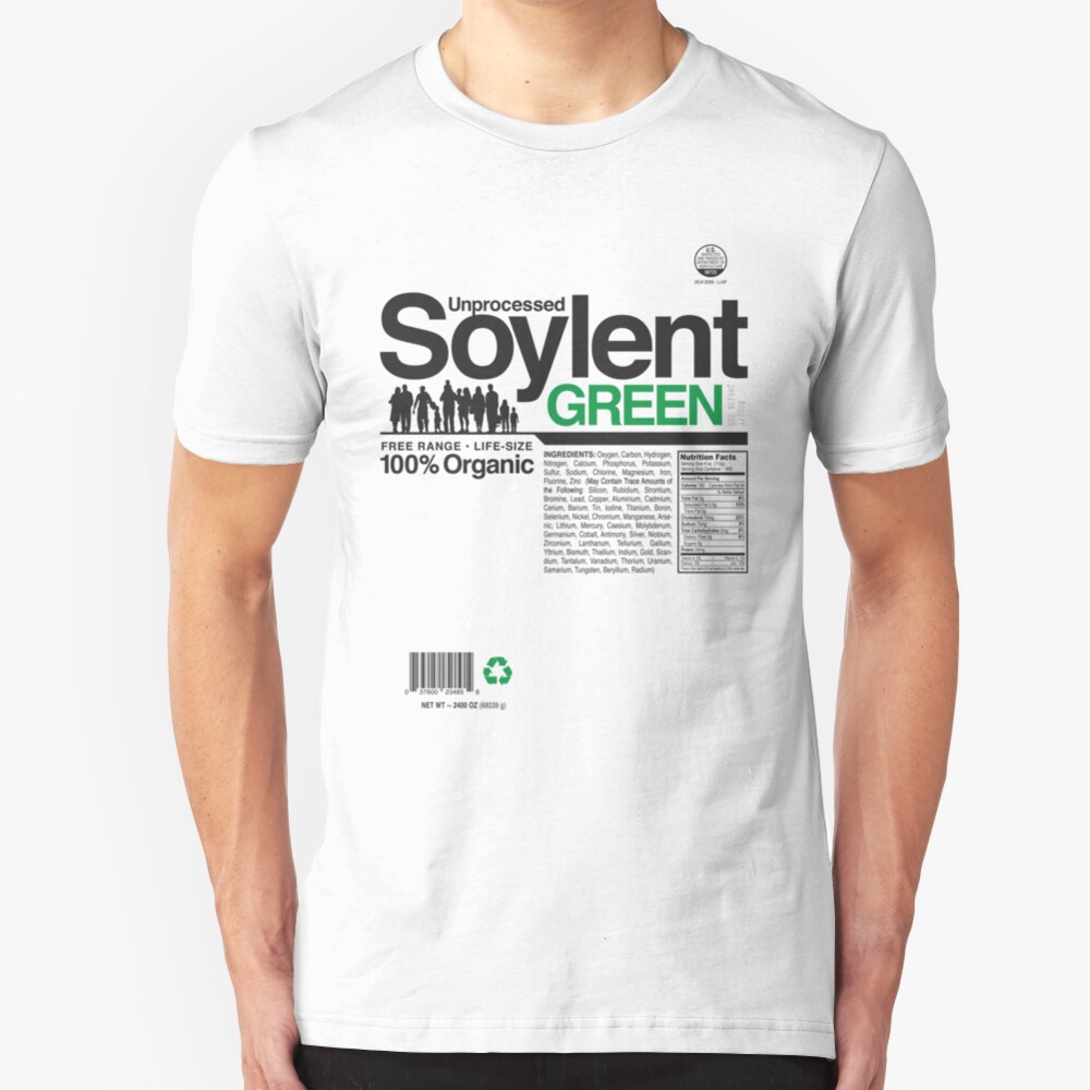 Contents: Unprocessed Soylent Green Slim Fit T-Shirt