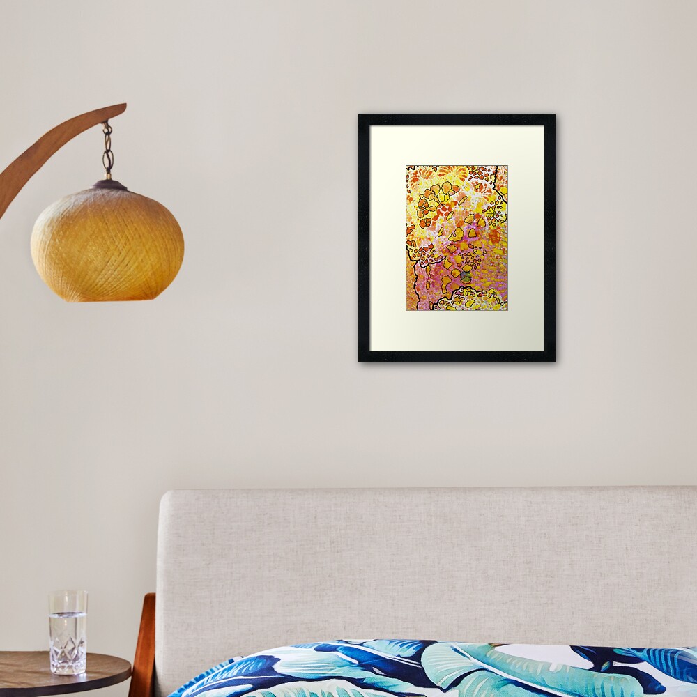 9, Inset B Framed Art Print