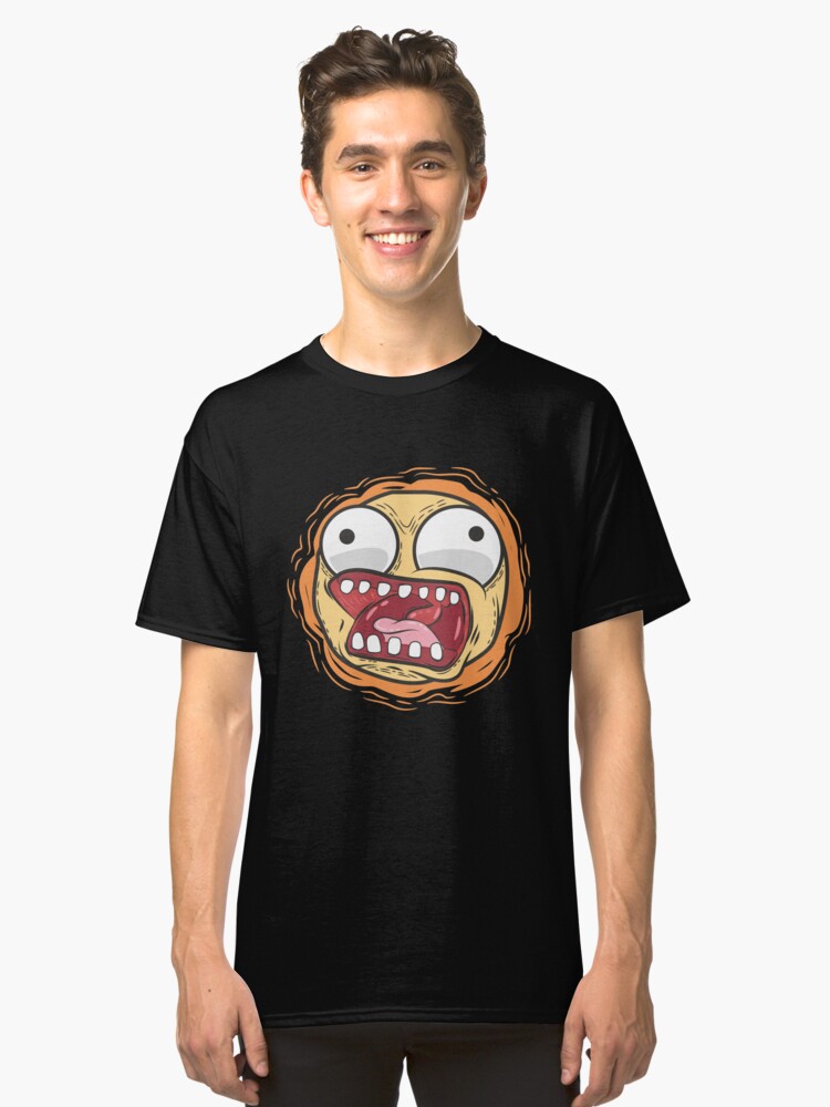 Alternate view of Screaming Sun Earth Classic T-Shirt
