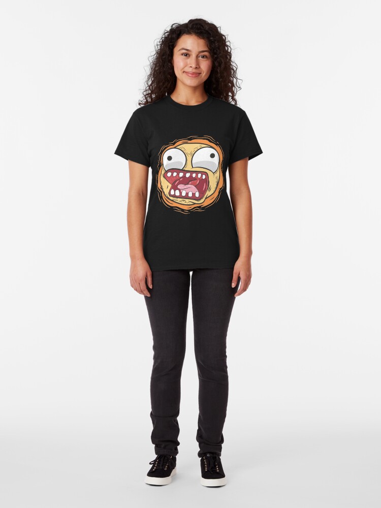 Alternate view of Screaming Sun Earth Classic T-Shirt