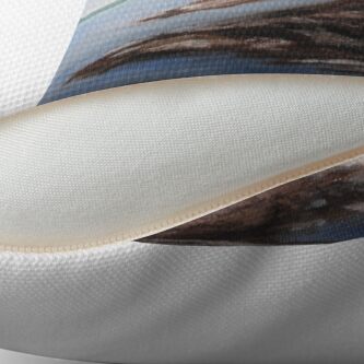 Alternate view of View from Kring Point Throw Pillow