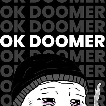 OK Doomer Meme - Doomer Meme - Tapestry