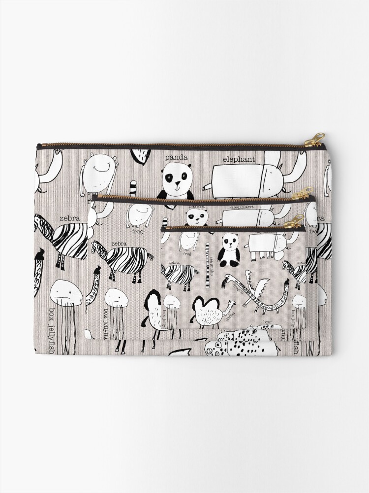 Alternate view of Baby Zoo Zipper Pouch