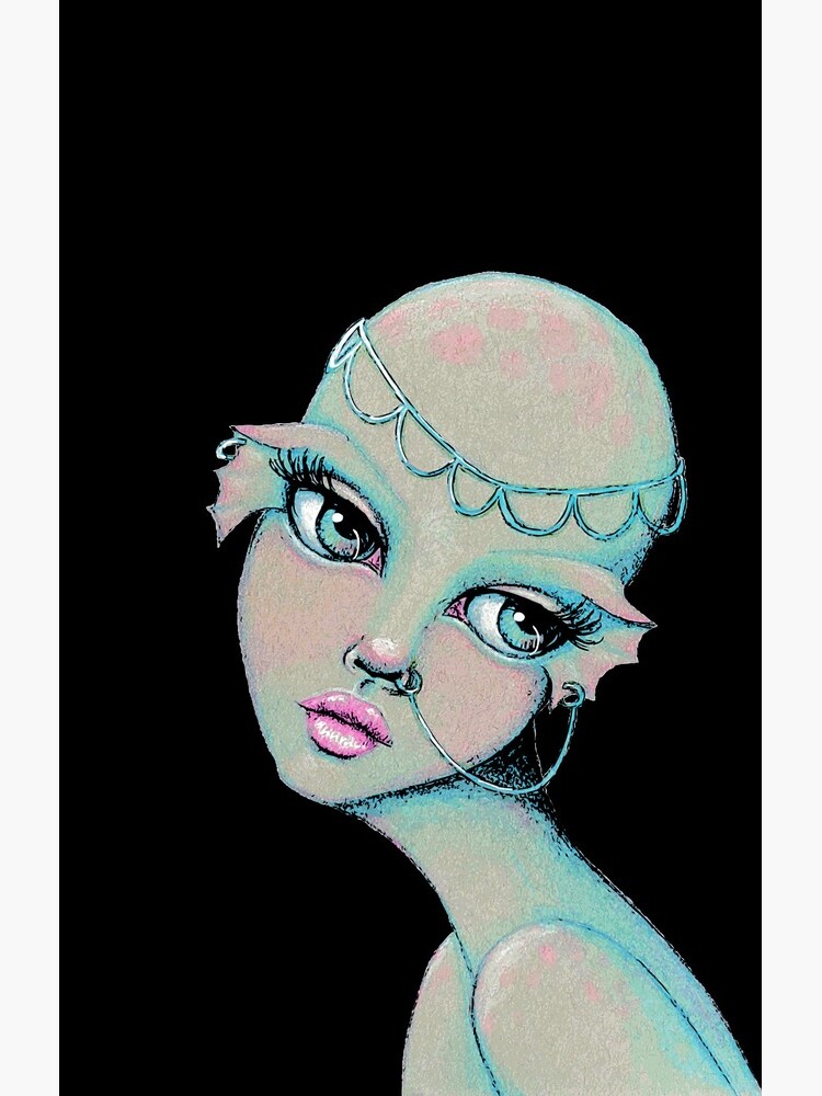 Bald & Beautiful Mermaid by LittleMissTyne