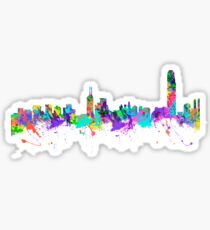 Skyline of Hong Kong Sticker