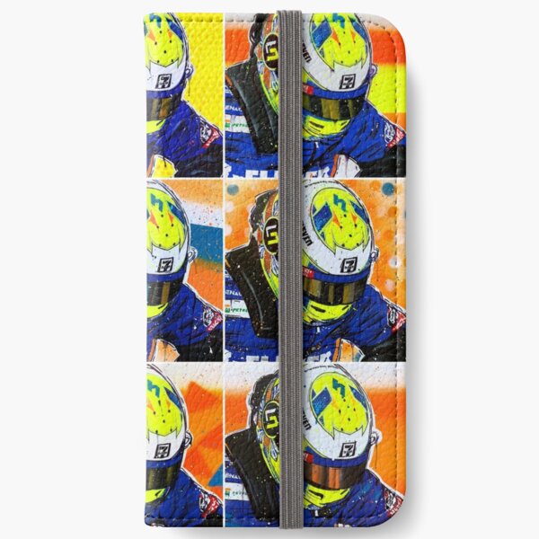 Lando Norris graffiti painting by DRAutoArt iPhone Wallet