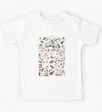 Adolphe Millot Insects Larousse Kids Tee