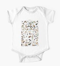 Adolphe Millot Insects Larousse One Piece - Short Sleeve