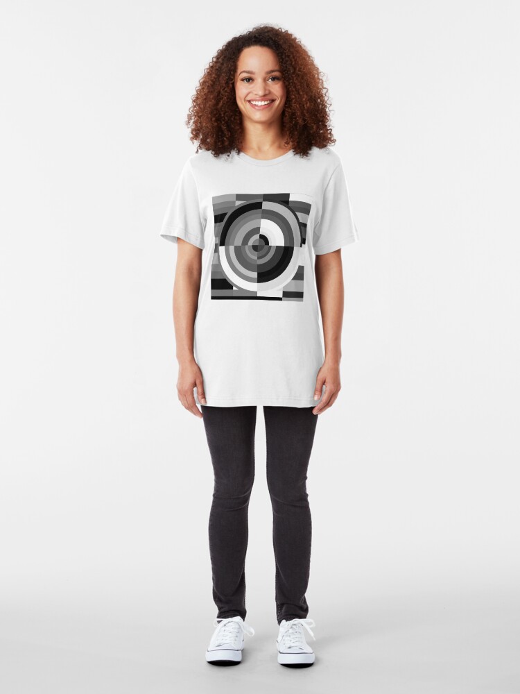Alternate view of Geometric Revolution 11 Slim Fit T-Shirt