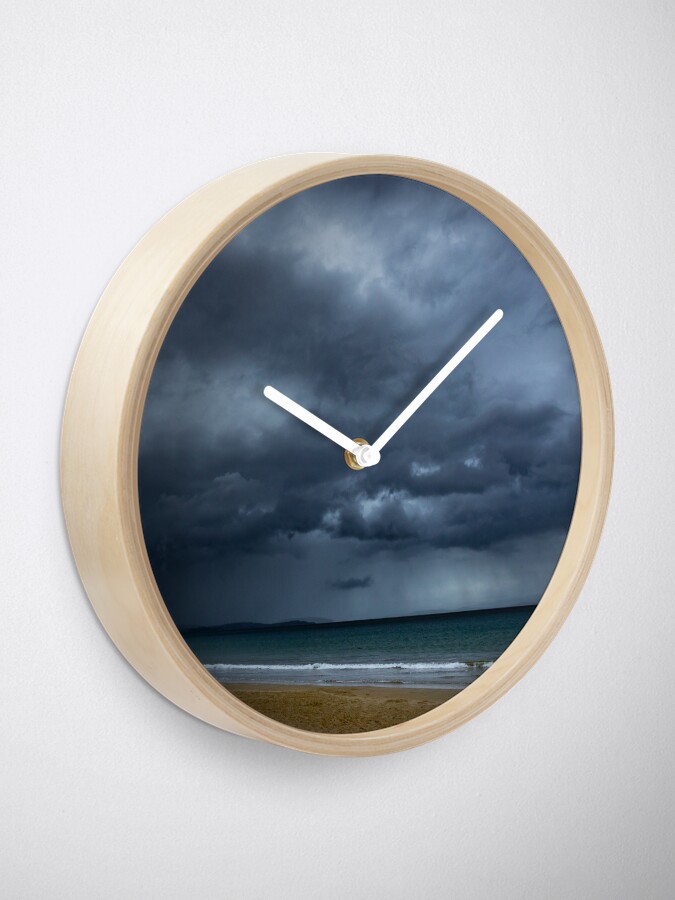 Alternate view of Storm over Dunalley Clock