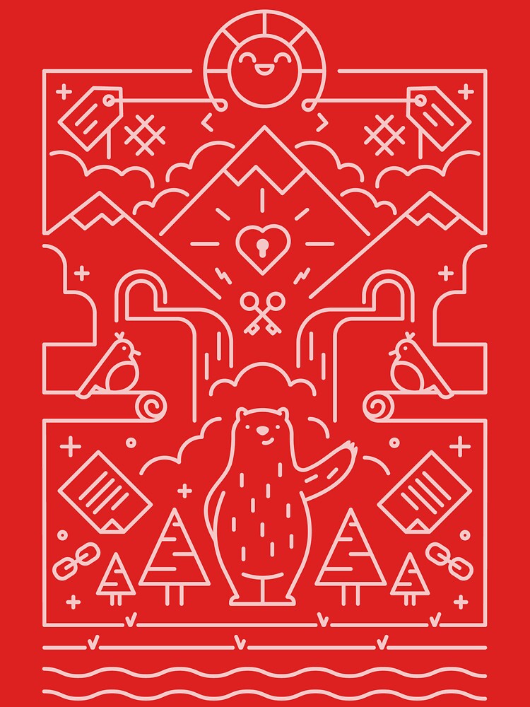 3rd Bearthday Shirt - Red by shinyfrog