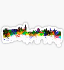 Dublin City Skyline Silhouette Sticker