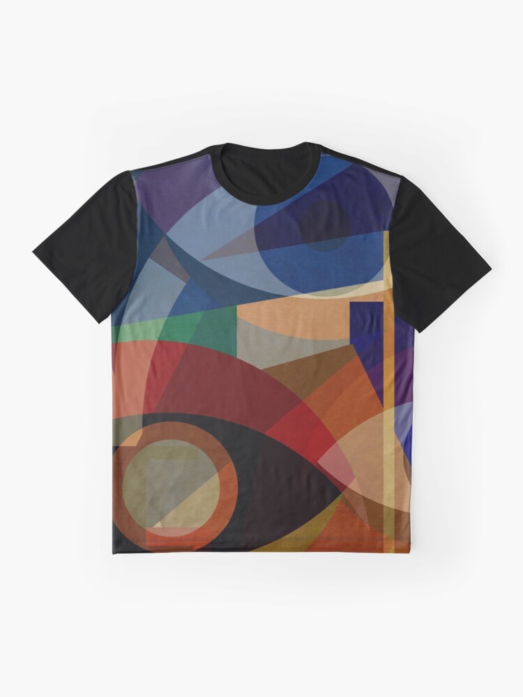 Alternate view of Space Shapes FIVE Graphic T-Shirt