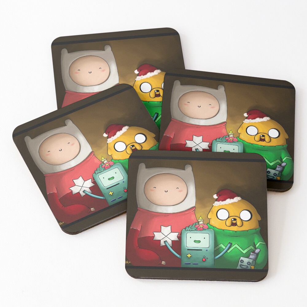 Merry Christmas Coasters (Set of 4)