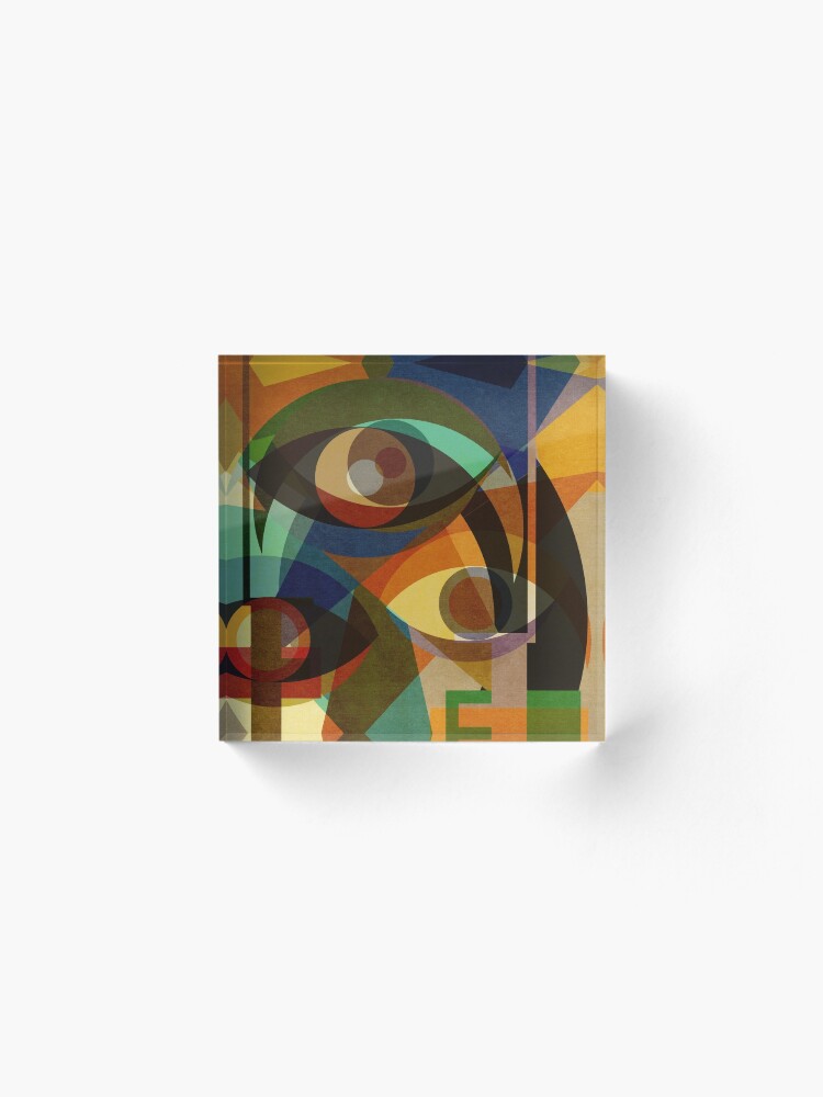 Alternate view of Space Shapes THREE Acrylic Block