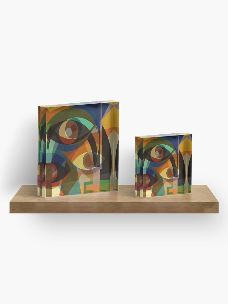 Alternate view of Space Shapes THREE Acrylic Block
