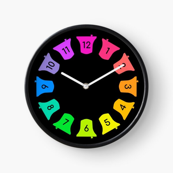 Bell Ringing - RAINBOW BELLS - Numbers Clock