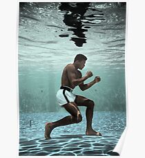 Ali Under Water Boxing Poster