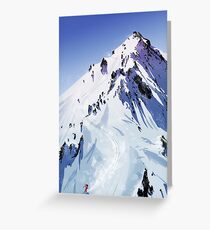 The descent Greeting Card