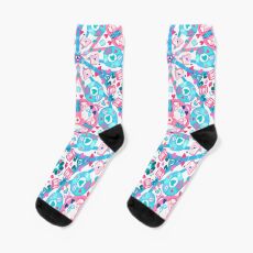 Bubblegum Kaleidoscope Socks