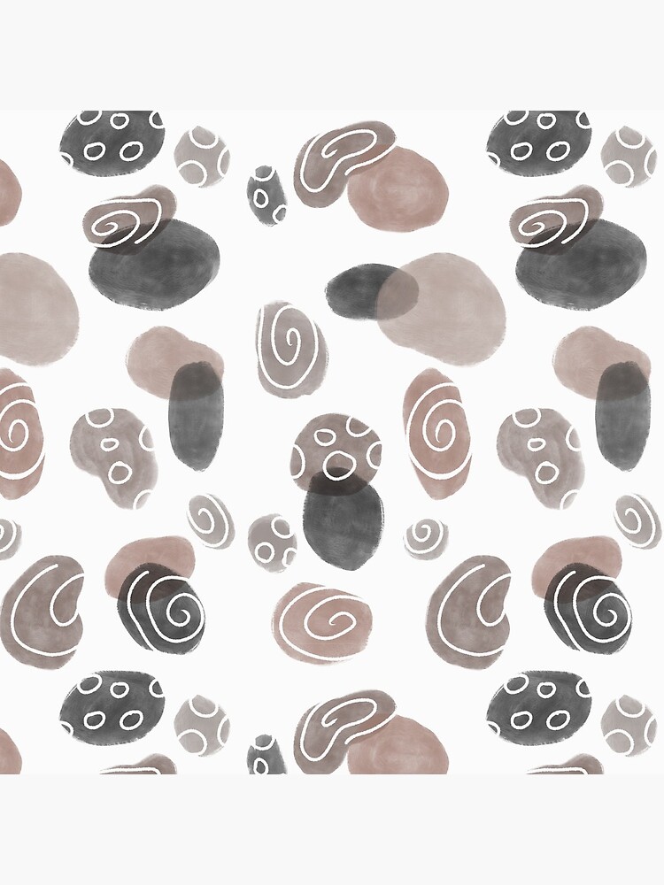 Pebbles Print by Marie-Rooney