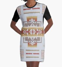 American Native Pattern No. 13 Graphic T-Shirt Dress
