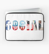Social networks addicted !! Laptop Sleeve