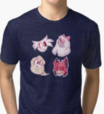 Hazbin Hotel chibi,,, Tri-blend T-Shirt