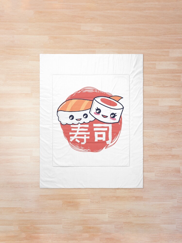 Alternate view of Happy Sushi Family Comforter