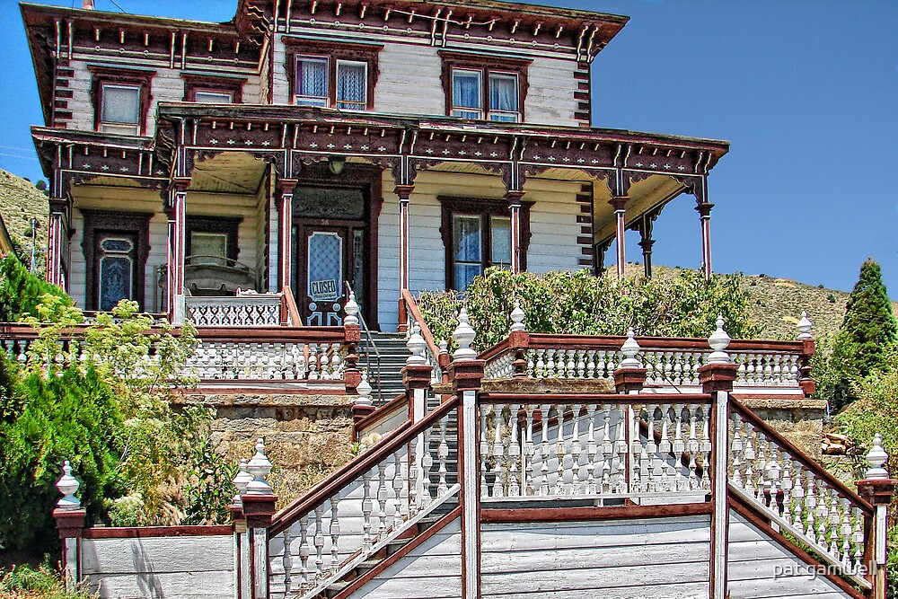 "Victorian House...Virginia City, NV" by pat gamwell Redbubble
