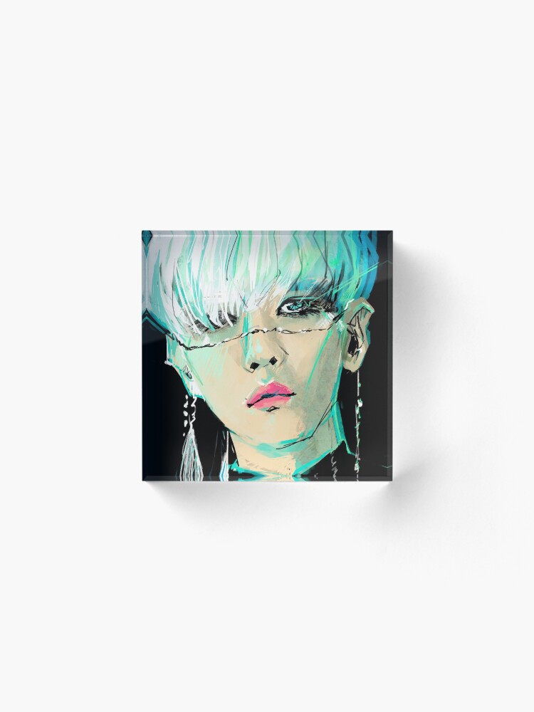 Vista alternativa de Bloque acrílico obsesión de baekhyun