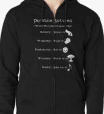 Problem Solving with Player Characters Zipped Hoodie