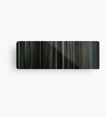 Moviebarcode: Fight Club (1999) Metal Print