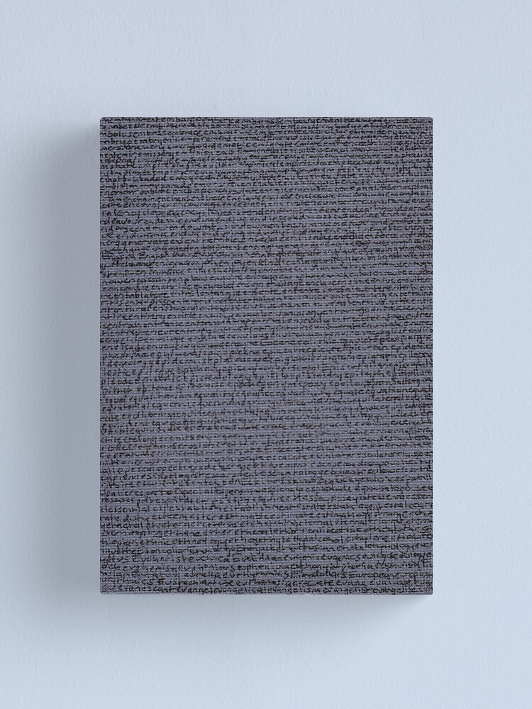 Alternate view of "Dictionary 19" (elusive-evangelise) Canvas Print
