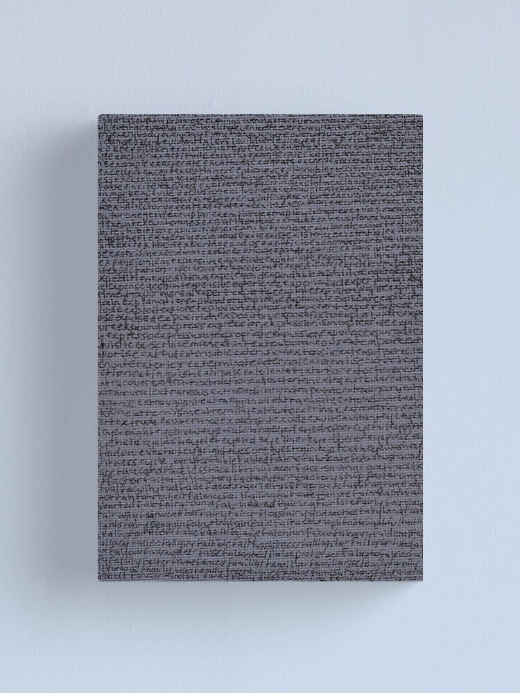 Alternate view of "Dictionary 20" (evaporator-fancy man) Canvas Print