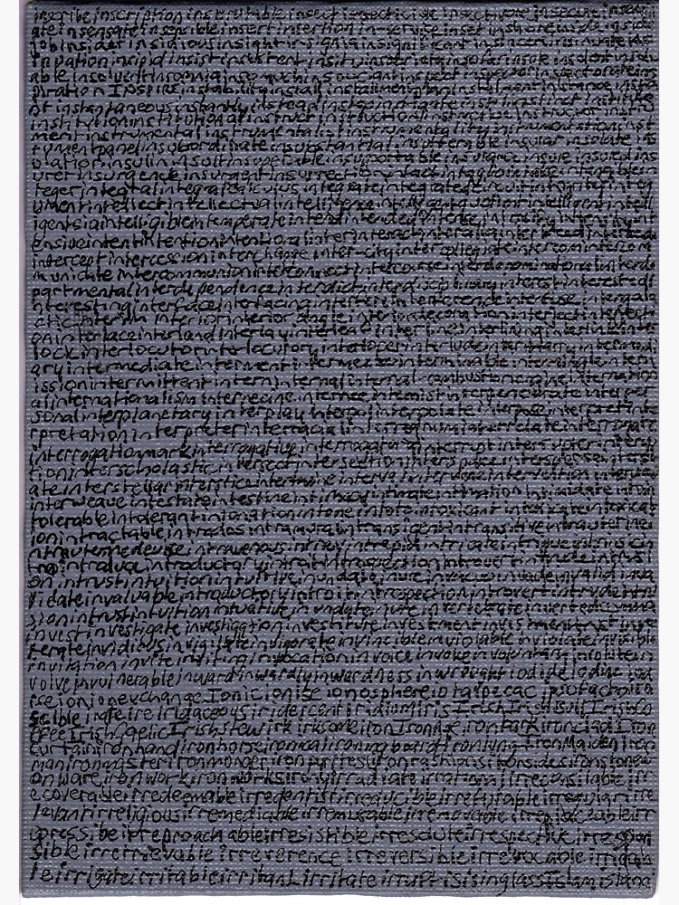 "Dictionary 32" (inscribe-island) by michellelee