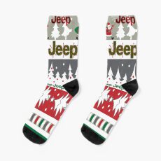 Jeep Christmas Socks