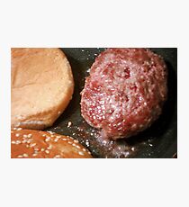 Just a burger Photographic Print