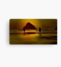 GOLD BEACH.....Having Fun~ Canvas Print