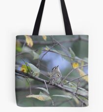 Kinglet Leer Tote Bag