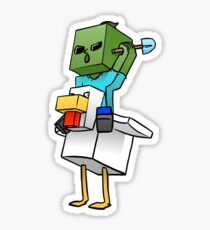 Chicken Jockey Sticker